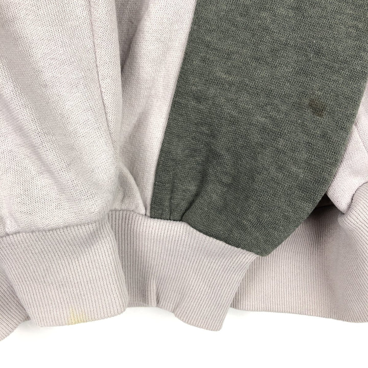 80'S Adidas Trefoil Logo Full-Zip Sweatshirt, Men's Size L (approx.), Vintage unclear gray type Vintage Second Hand