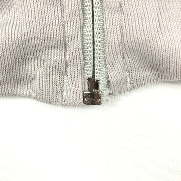 80'S Adidas Trefoil Logo Full-Zip Sweatshirt, Men's Size L (approx.), Vintage unclear gray type Vintage Second Hand