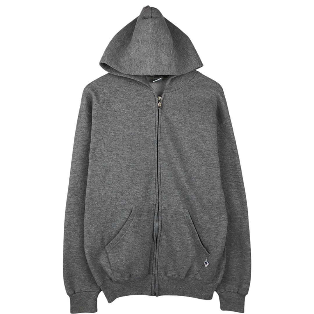 90s-00'S Russell ATHLETIC full-zip sweatshirt, men's size M, vintage polyester gray type Vintage Second Hand