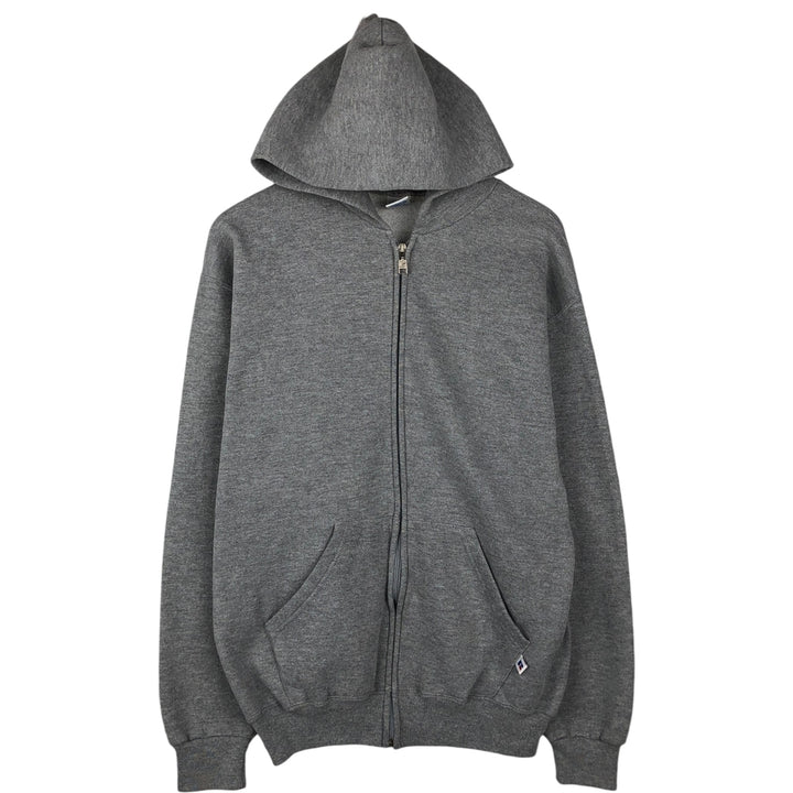 90s-00'S Russell ATHLETIC full-zip sweatshirt, men's size M, vintage polyester gray type Vintage Second Hand