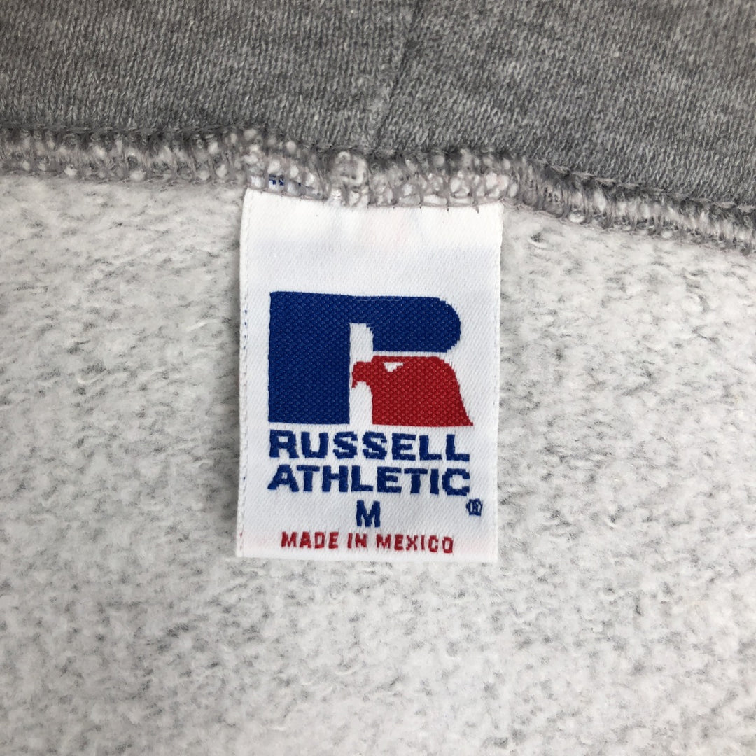 90s-00'S Russell ATHLETIC full-zip sweatshirt, men's size M, vintage polyester gray type Vintage Second Hand