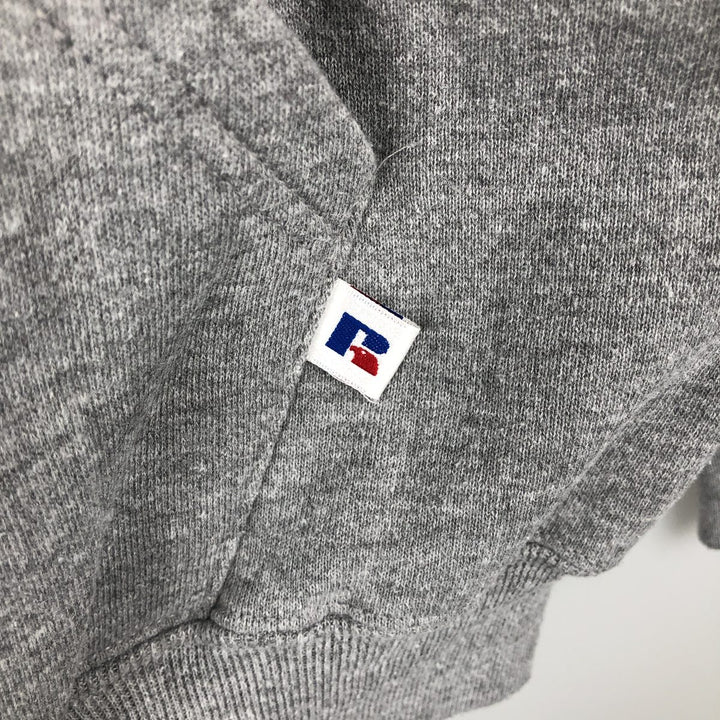 90s-00'S Russell ATHLETIC full-zip sweatshirt, men's size M, vintage polyester gray type Vintage Second Hand