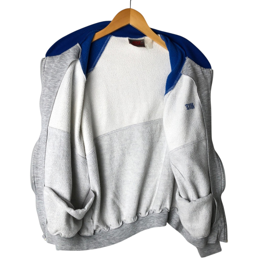 Nike full-zip sweatshirt, men's size L unclear white type Vintage Second Hand