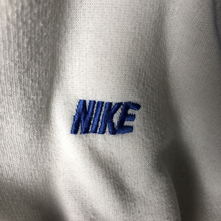 Nike full-zip sweatshirt, men's size L unclear white type Vintage Second Hand