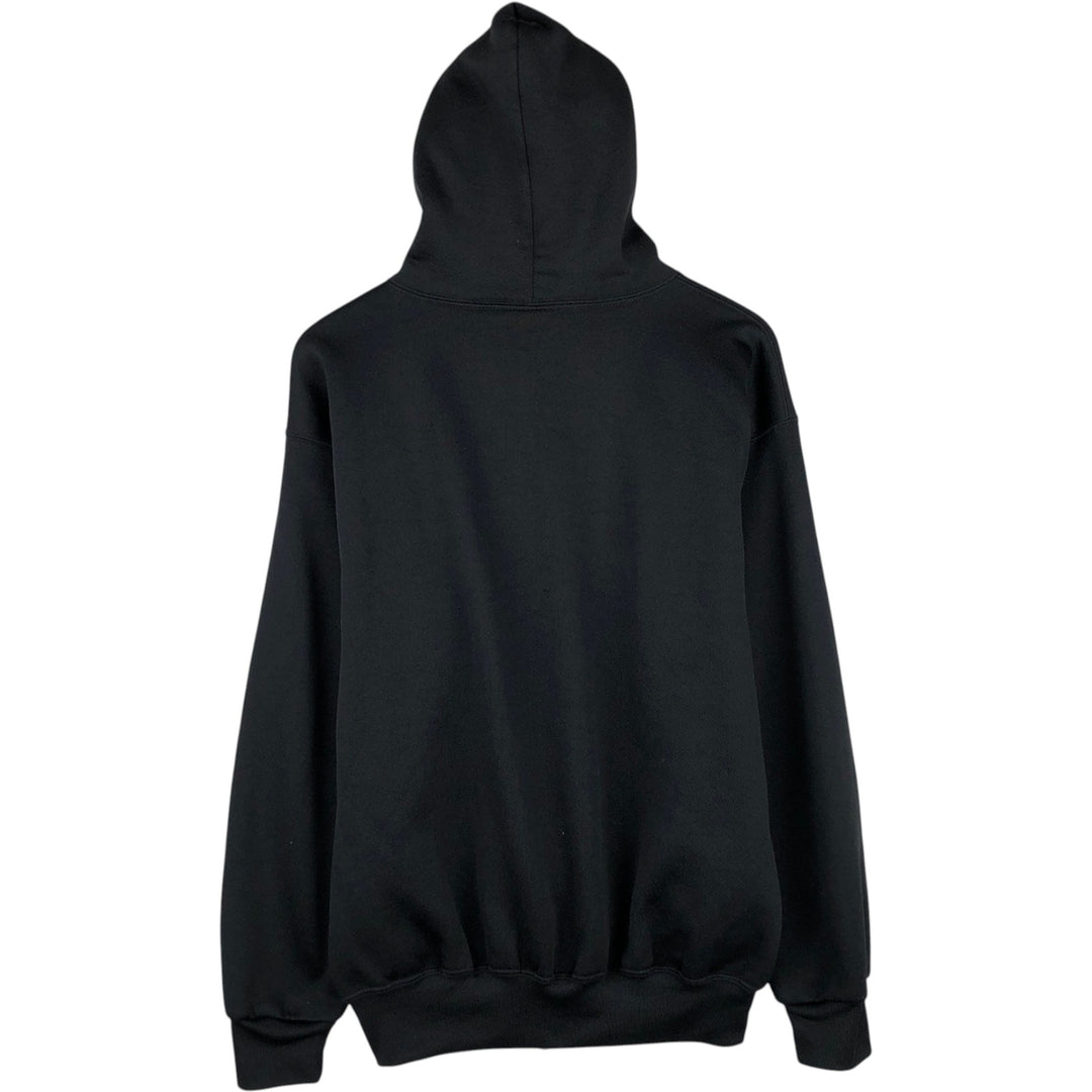Vintage full-zip sweatshirt hoodie, made in the USA, size M. polyester black type Vintage Second Hand
