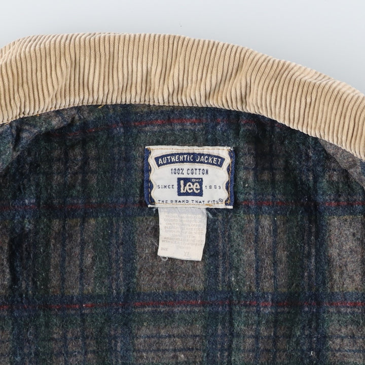 Lee denim jacket, men's size XL, vintage. cotton blue type Vintage Second Hand