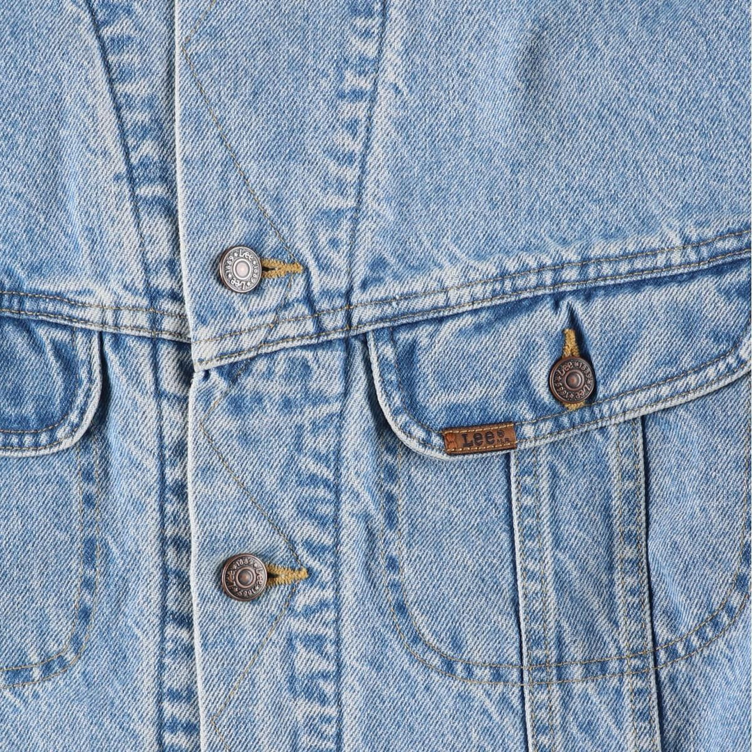 Lee denim jacket, men's size XL, vintage. cotton blue type Vintage Second Hand