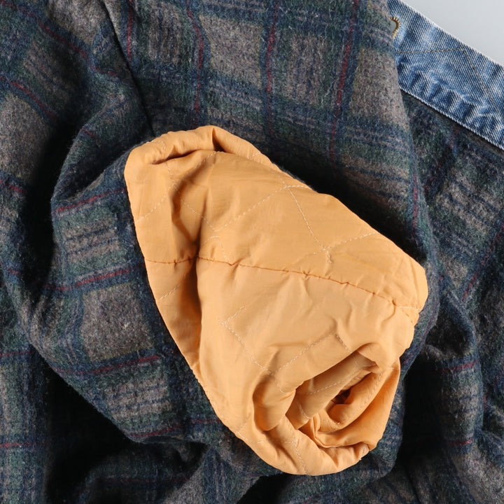 Lee denim jacket, men's size XL, vintage. cotton blue type Vintage Second Hand