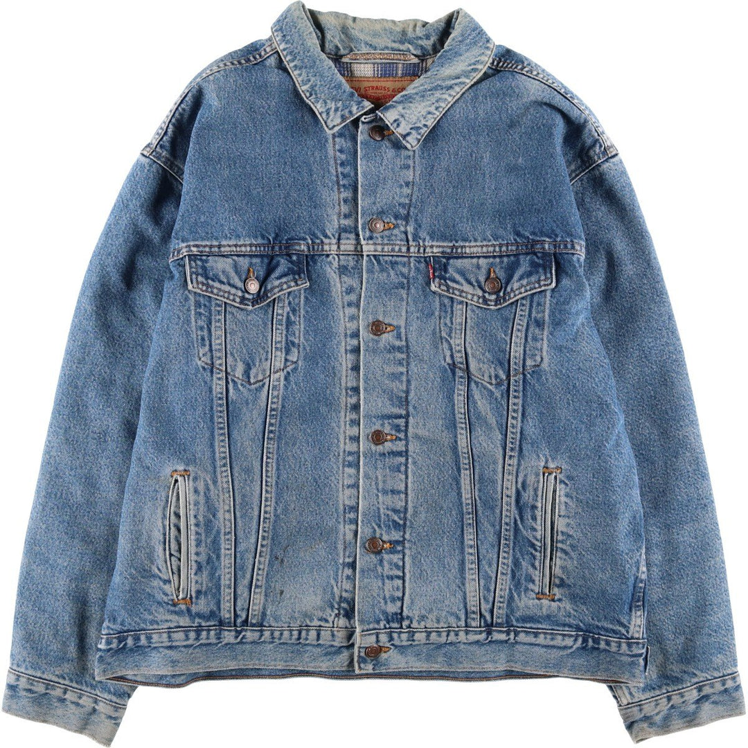 1990'S Levi's 70699-0289 Denim Jacket, Made in USA, Men's XL equivalent, Vintage. cotton blue type Vintage Second Hand
