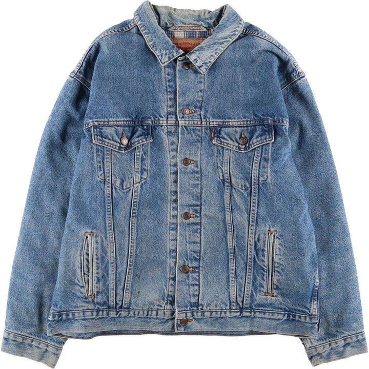 1990'S Levi's 70699-0289 Denim Jacket, Made in USA, Men's XL equivalent, Vintage. cotton blue type Vintage Second Hand