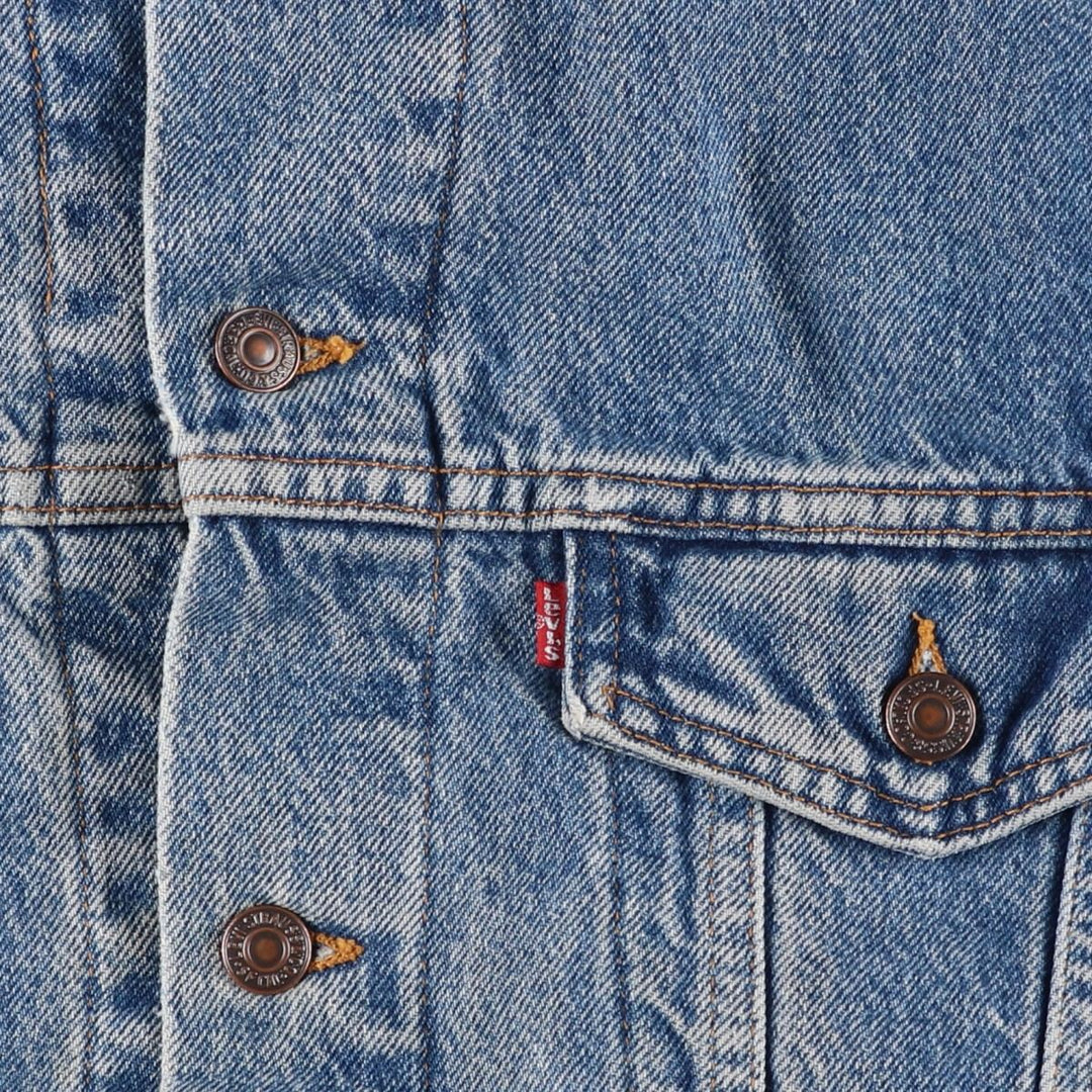1990'S Levi's 70699-0289 Denim Jacket, Made in USA, Men's XL equivalent, Vintage. cotton blue type Vintage Second Hand