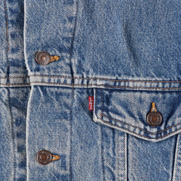 1990'S Levi's 70699-0289 Denim Jacket, Made in USA, Men's XL equivalent, Vintage. cotton blue type Vintage Second Hand