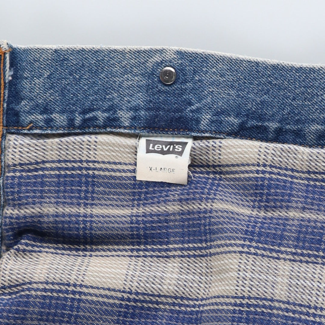 1990'S Levi's 70699-0289 Denim Jacket, Made in USA, Men's XL equivalent, Vintage. cotton blue type Vintage Second Hand