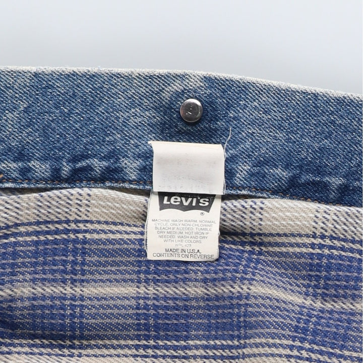1990'S Levi's 70699-0289 Denim Jacket, Made in USA, Men's XL equivalent, Vintage. cotton blue type Vintage Second Hand