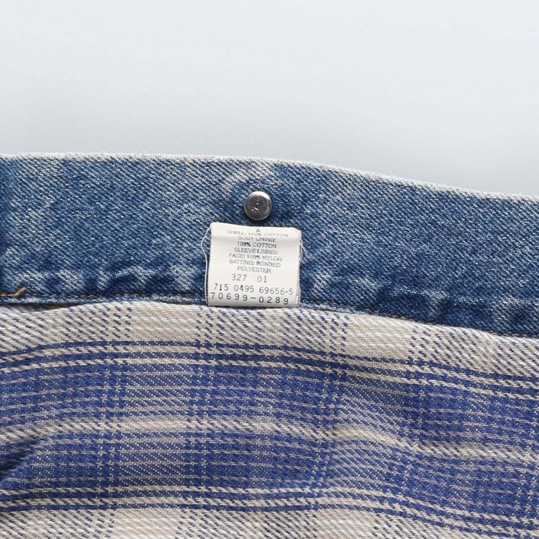 1990'S Levi's 70699-0289 Denim Jacket, Made in USA, Men's XL equivalent, Vintage. cotton blue type Vintage Second Hand