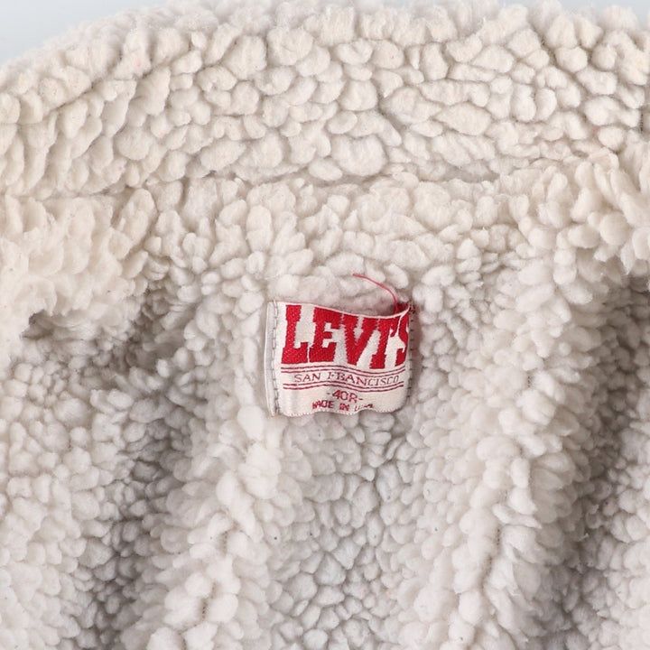 Vintage 1980'S Levi's 70608-0216 denim jacket, made in the USA, size M. cotton blue type Vintage Second Hand