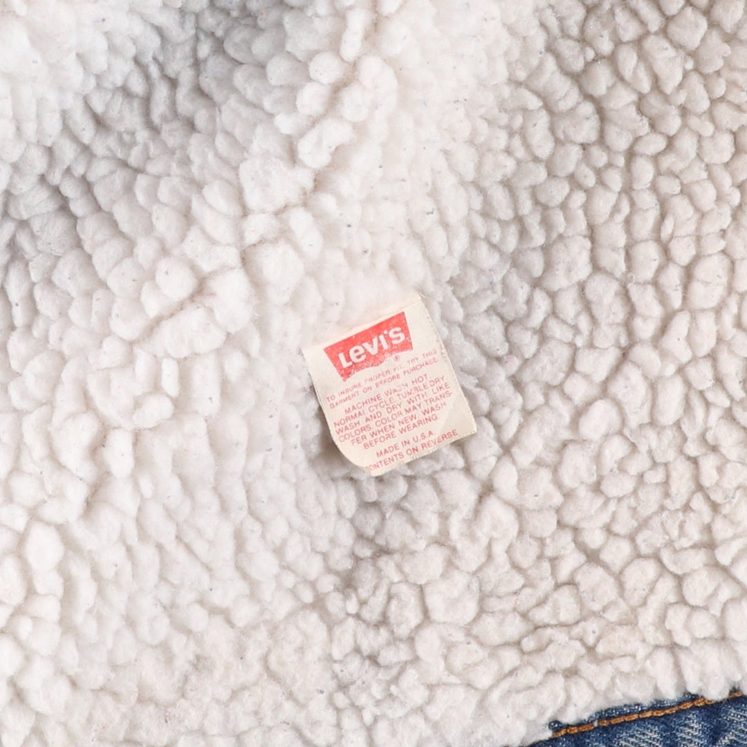 Vintage 1980'S Levi's 70608-0216 denim jacket, made in the USA, size M. cotton blue type Vintage Second Hand