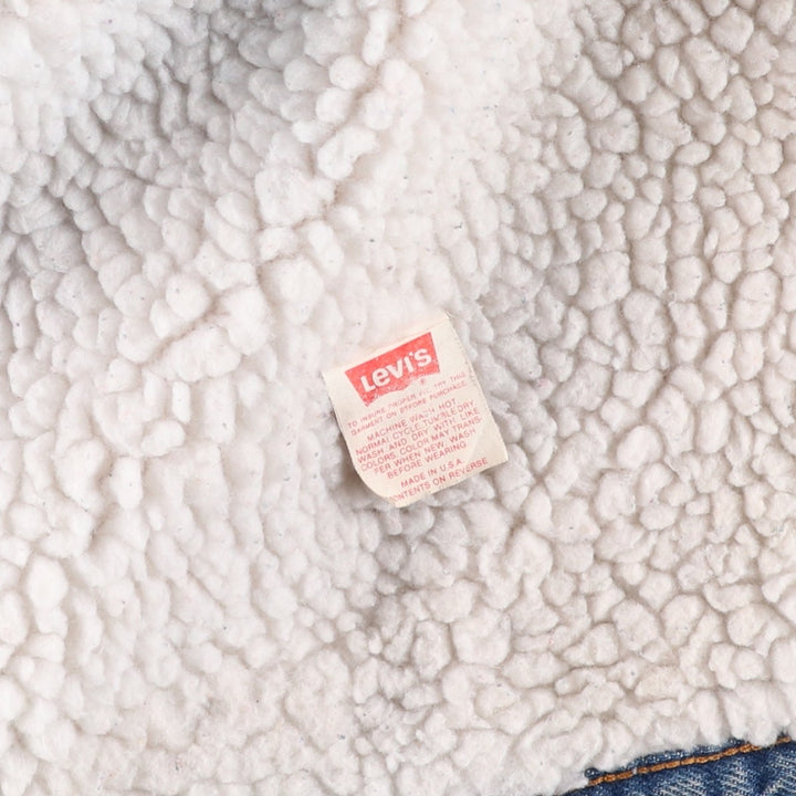Vintage 1980'S Levi's 70608-0216 denim jacket, made in the USA, size M. cotton blue type Vintage Second Hand