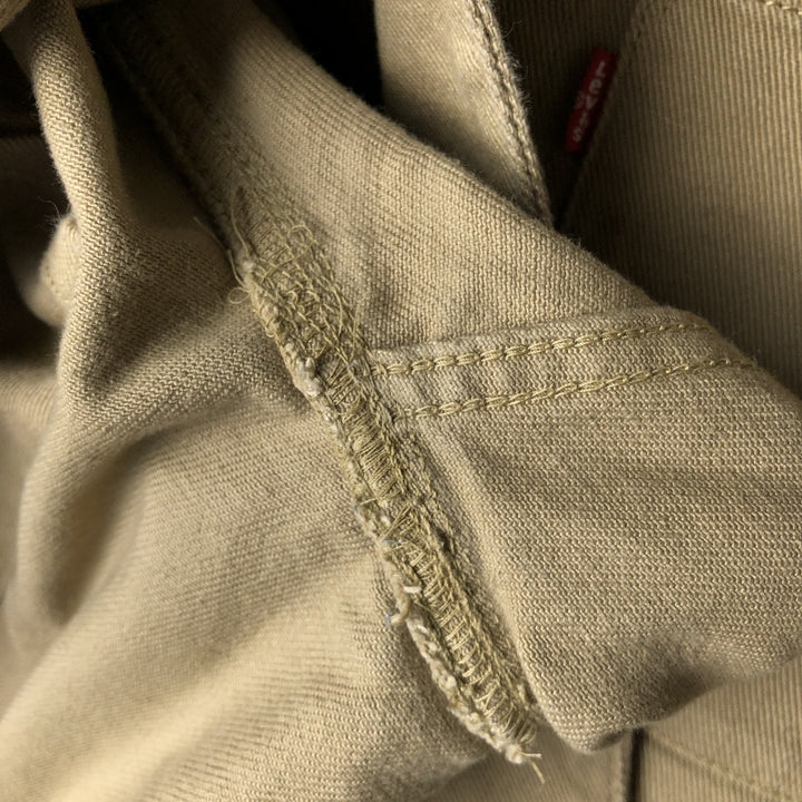 Levi's denim coveralls, men's size L (approx.) cotton Beige type Vintage Second Hand