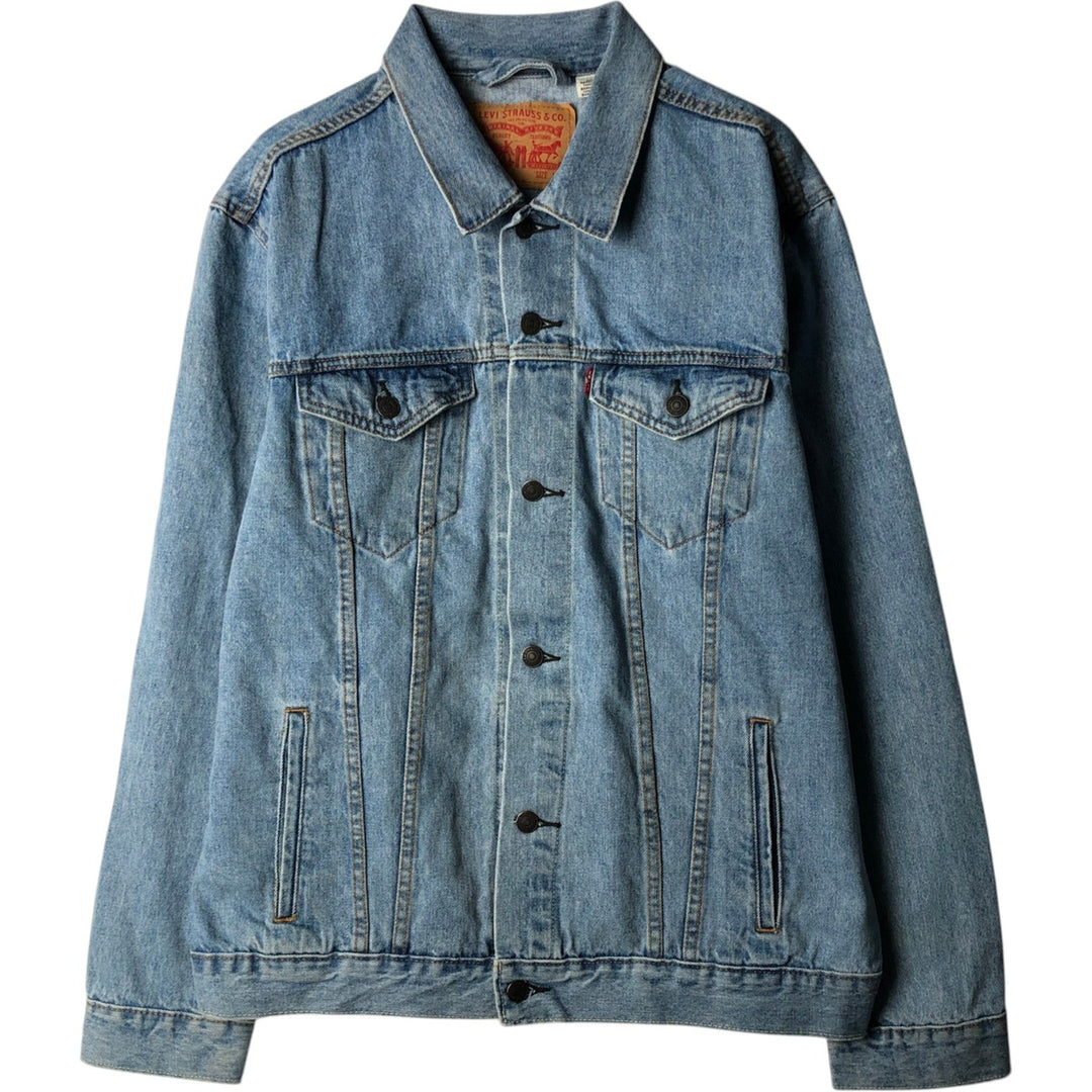 Levi's denim jacket, denim jacket, men's size XL cotton blue type Vintage Second Hand