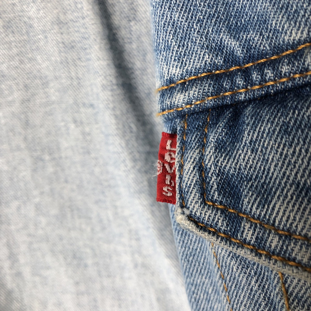 Levi's denim jacket, denim jacket, men's size XL cotton blue type Vintage Second Hand
