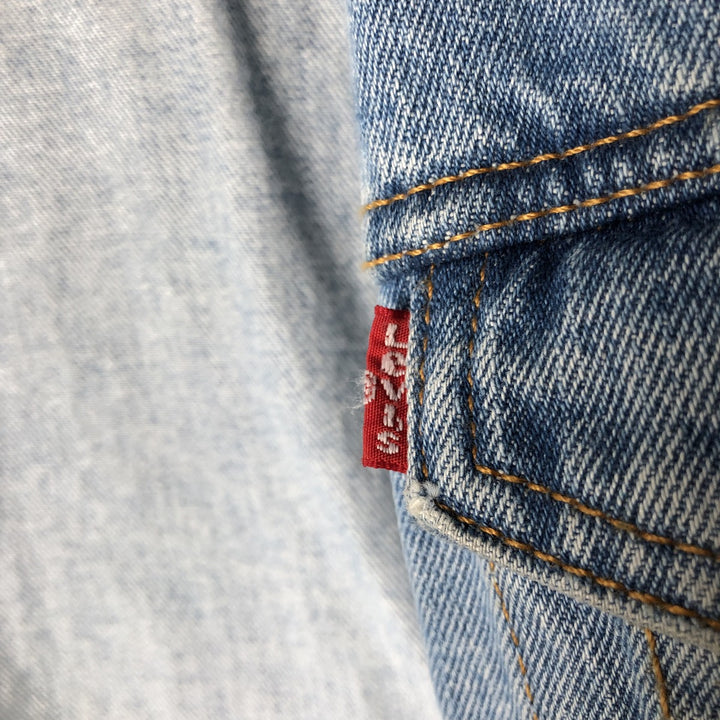 Levi's denim jacket, denim jacket, men's size XL cotton blue type Vintage Second Hand