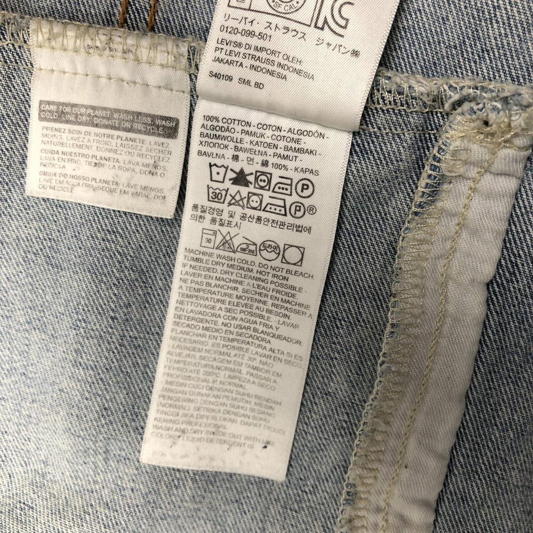 Levi's denim jacket, denim jacket, men's size XL cotton blue type Vintage Second Hand