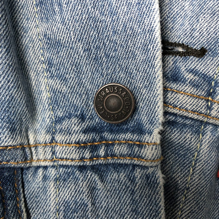 Levi's denim jacket, denim jacket, men's size XL cotton blue type Vintage Second Hand