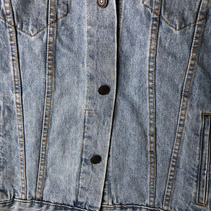 Levi's denim jacket, denim jacket, men's size XL cotton blue type Vintage Second Hand