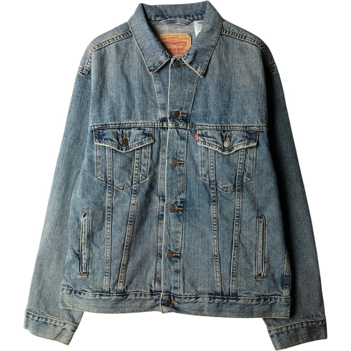 00'S Levi's denim jacket, denim jacket, men's size L cotton blue type Vintage Second Hand
