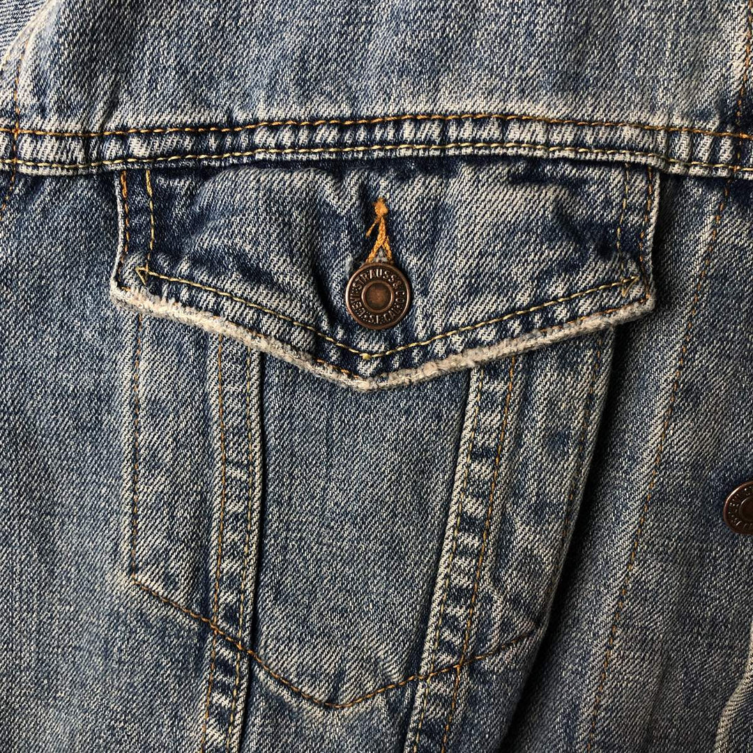 00'S Levi's denim jacket, denim jacket, men's size L cotton blue type Vintage Second Hand