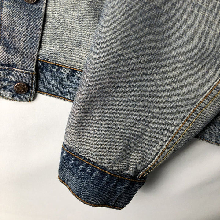 00'S Levi's denim jacket, denim jacket, men's size L cotton blue type Vintage Second Hand