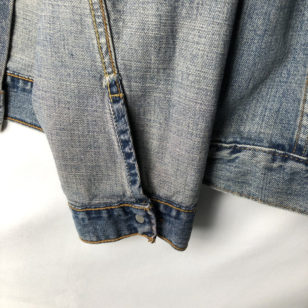 00'S Levi's denim jacket, denim jacket, men's size L cotton blue type Vintage Second Hand