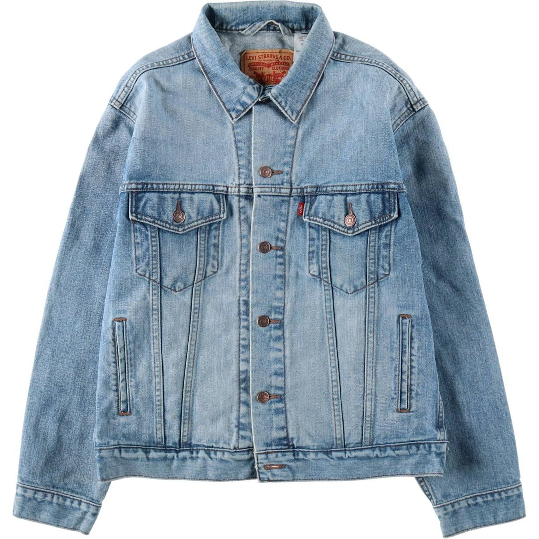 Levi's denim jacket, denim jacket, men's size M cotton blue type Vintage Second Hand