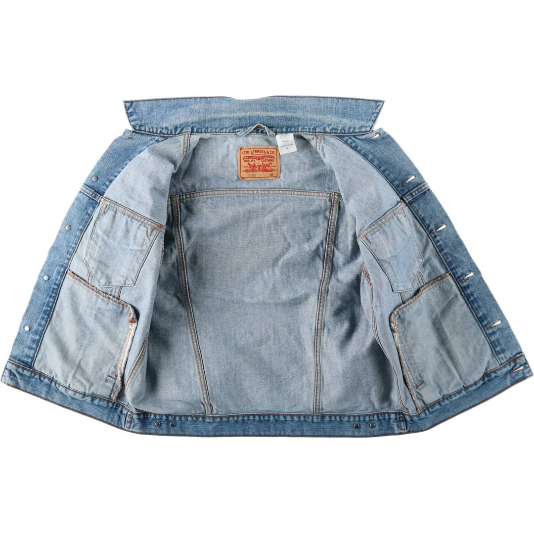 Levi's denim jacket, denim jacket, men's size M cotton blue type Vintage Second Hand