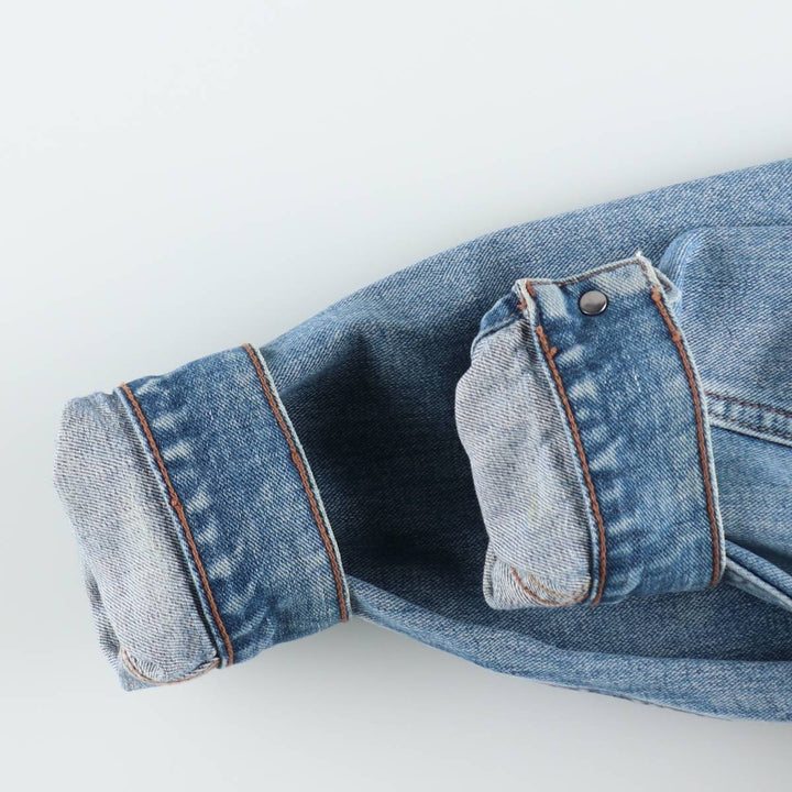 Levi's denim jacket, denim jacket, men's size M cotton blue type Vintage Second Hand