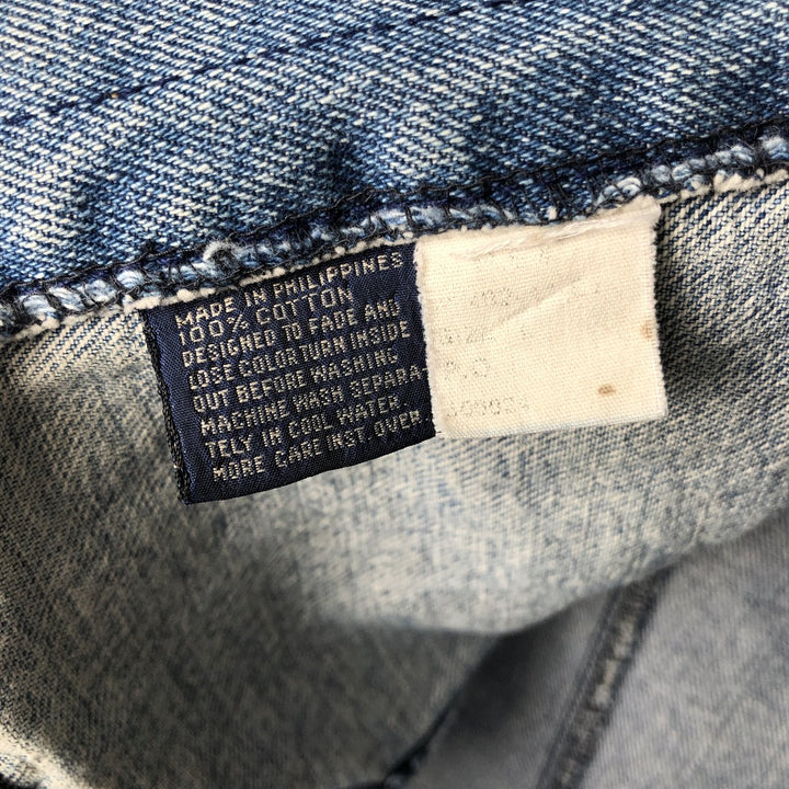 1990'S Calvin Klein denim jacket, men's size L equivalent, vintage. cotton blue type Vintage Second Hand