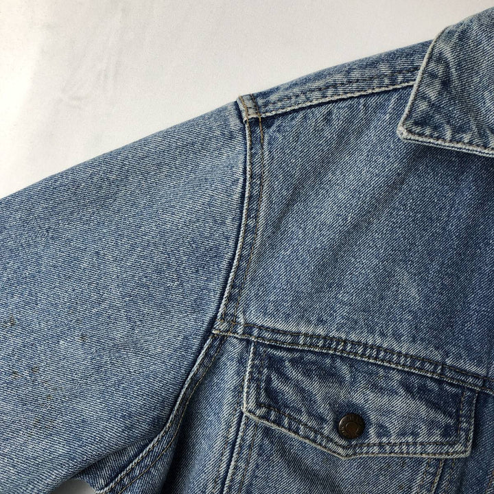 1990'S Calvin Klein denim jacket, men's size L equivalent, vintage. cotton blue type Vintage Second Hand