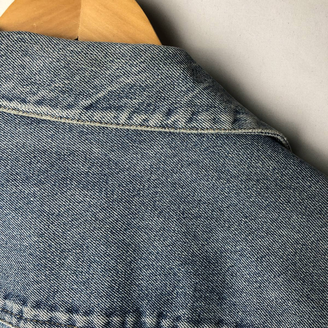 1990'S Calvin Klein denim jacket, men's size L equivalent, vintage. cotton blue type Vintage Second Hand