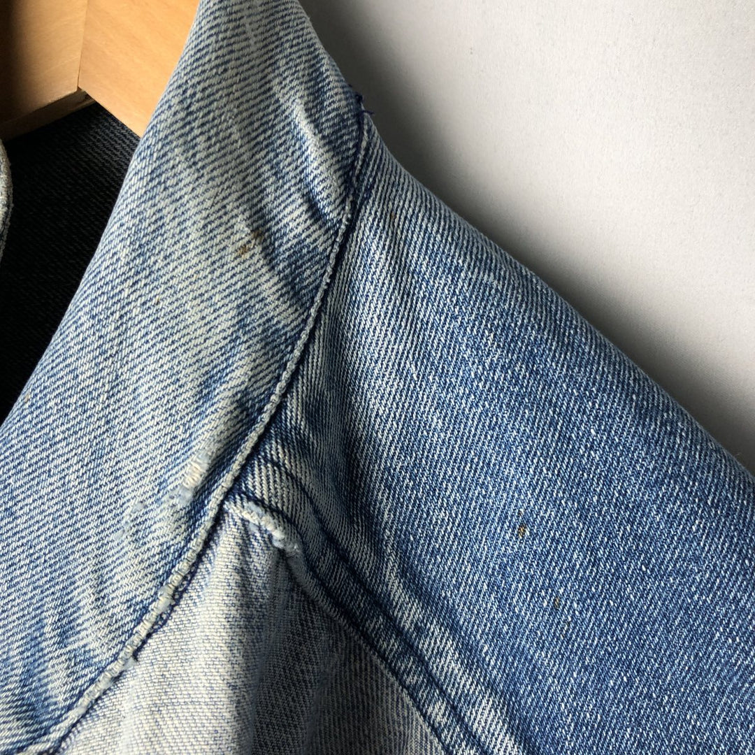 1990'S Calvin Klein denim jacket, men's size L equivalent, vintage. cotton blue type Vintage Second Hand