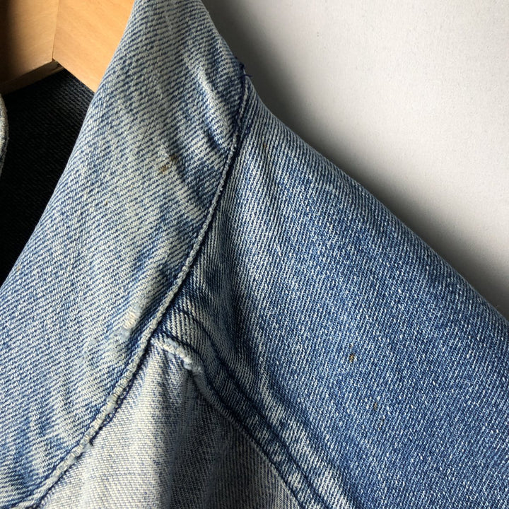 1990'S Calvin Klein denim jacket, men's size L equivalent, vintage. cotton blue type Vintage Second Hand