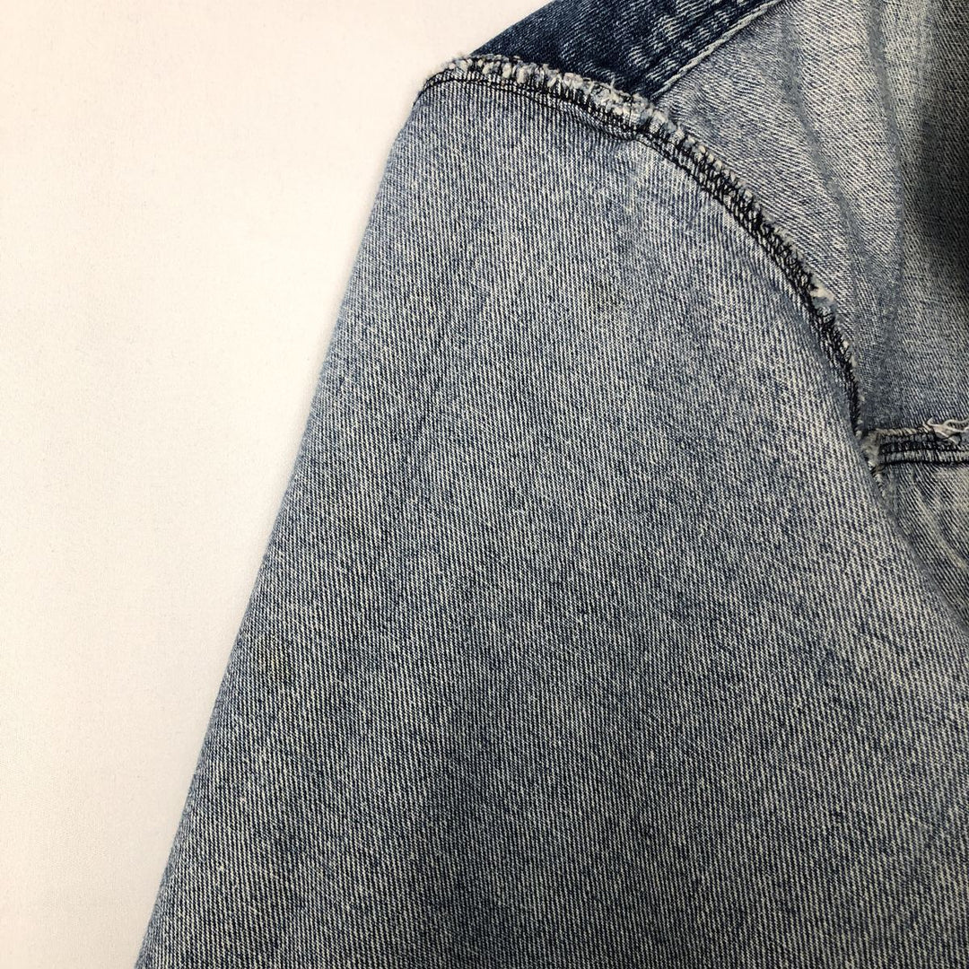 1990'S Calvin Klein denim jacket, men's size L equivalent, vintage. cotton blue type Vintage Second Hand