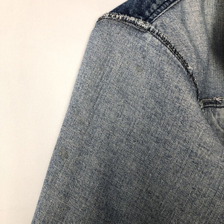 1990'S Calvin Klein denim jacket, men's size L equivalent, vintage. cotton blue type Vintage Second Hand