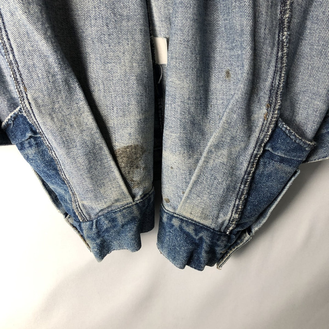 1990'S Calvin Klein denim jacket, men's size L equivalent, vintage. cotton blue type Vintage Second Hand