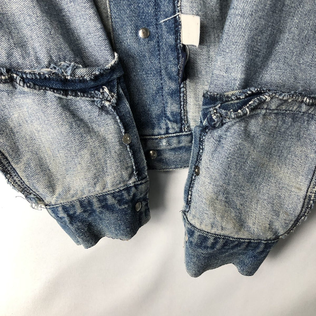 1990'S Calvin Klein denim jacket, men's size L equivalent, vintage. cotton blue type Vintage Second Hand