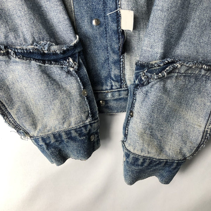 1990'S Calvin Klein denim jacket, men's size L equivalent, vintage. cotton blue type Vintage Second Hand