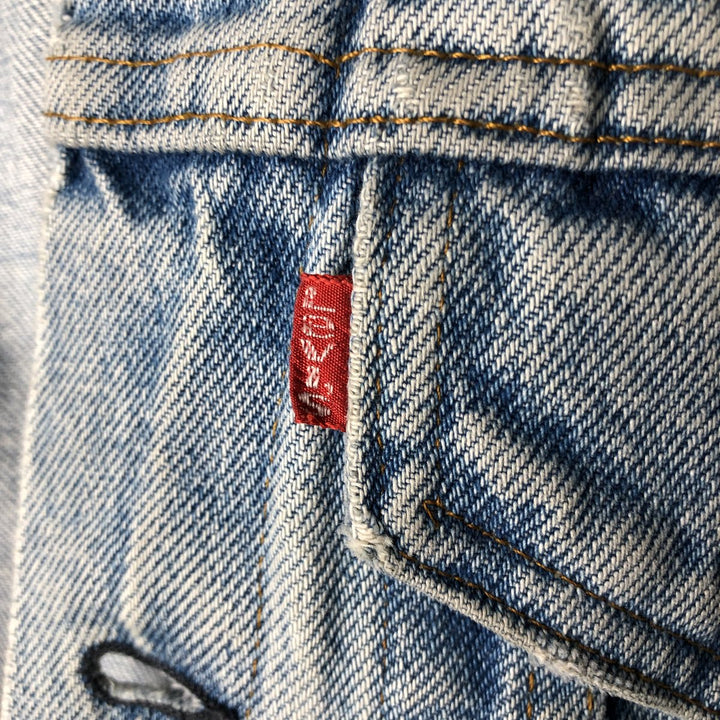 ~90'S Levi's denim jacket, denim jacket, made in the USA, men's size S, vintage cotton blue type Vintage Second Hand