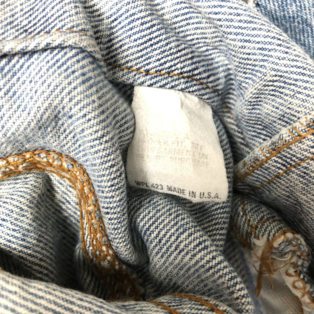 ~90'S Levi's denim jacket, denim jacket, made in the USA, men's size S, vintage cotton blue type Vintage Second Hand