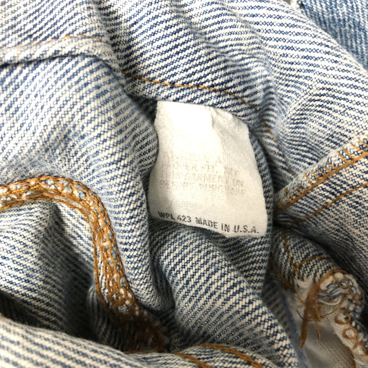 ~90'S Levi's denim jacket, denim jacket, made in the USA, men's size S, vintage cotton blue type Vintage Second Hand