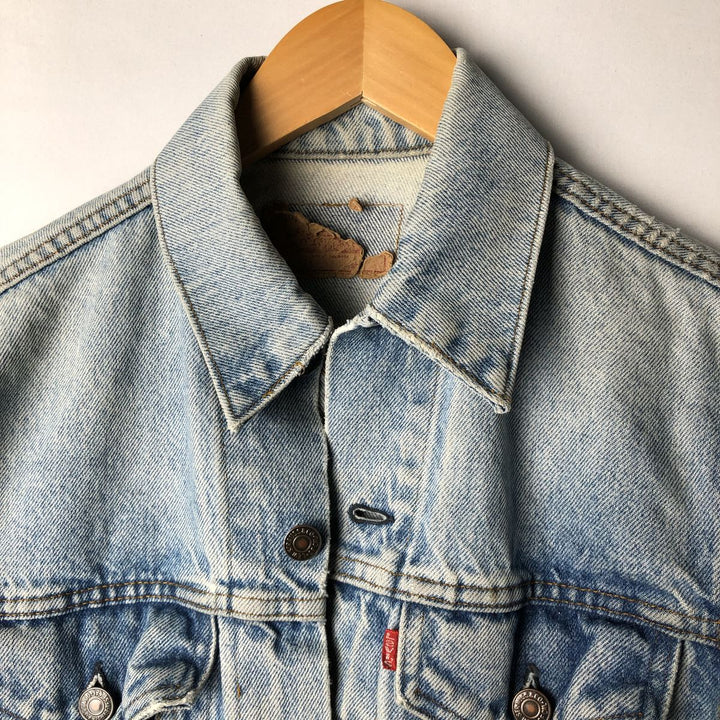 ~90'S Levi's denim jacket, denim jacket, made in the USA, men's size S, vintage cotton blue type Vintage Second Hand